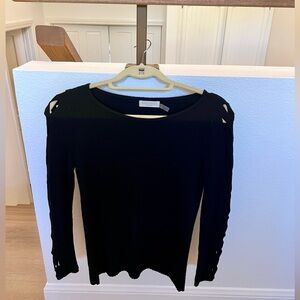 Ramy Brook black sweater/top.